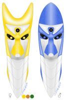 Sword Arms heads, anterior