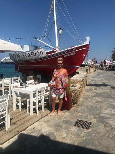 Heather in Greece, June 2019