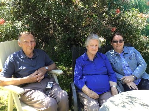 Dad, Mum and Michele, 14/10/2019